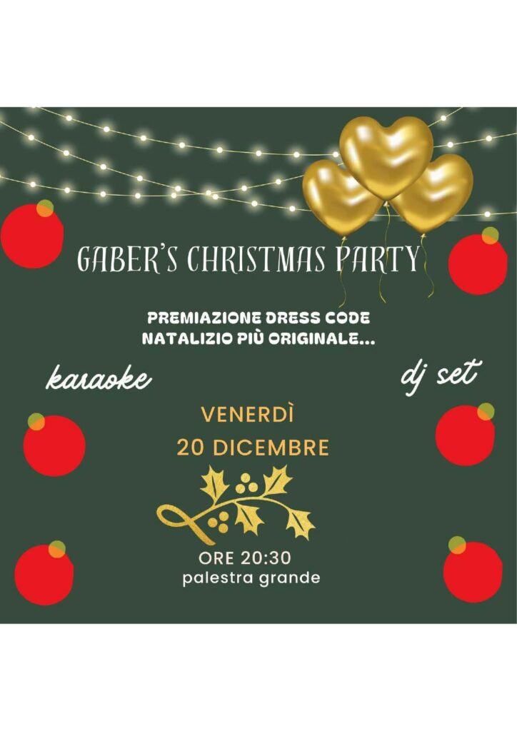 Invito festa di natale locandina
